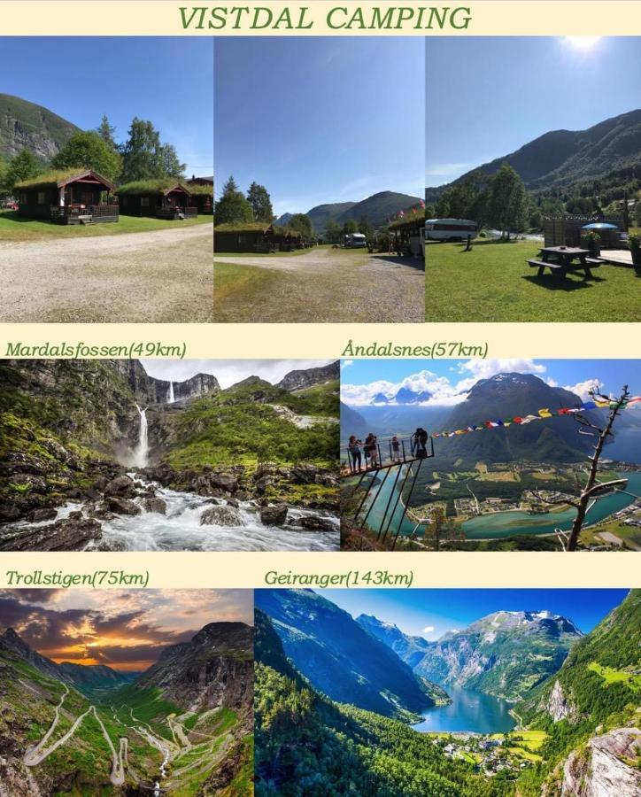 Vistdal Camping Myklebostad  Kültér fotó